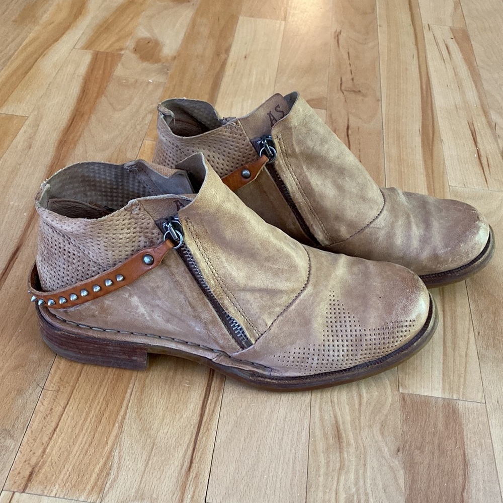 AS98 soft leather ankle boots